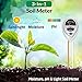 Soil Tester, 3 in 1 Soil Test Kit for Moisture, Light & pH Meter for Plant, Vegetables, Garden, Lawn, Farm, Indoor/Outdoor Plant Care Soil Tester (No Battery Need & 2019 Update) (Silver)thumb 1