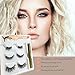 Magnetic Eyelashes and Eyeliner Kit,Magnetic Eyeliner for Magnetic Lashes Set Waterproof Natural Look Reusable False Lashes with Tweezers(3 Styles)