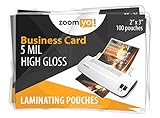 Zoomyo Laminating Sheets Business Card 2