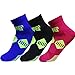 Plantar Fasciitis Socks with Arch & Ankle Support,(3 Pairs) Best Foot Care Compression Sock Brace Support, Eases Swelling & Heel Spurs, Relieve Pain Fast Increases Circulation (S/M, Assort1)