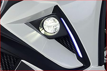 Amazon Black Pearl Complete ブラックパールコンプリート C Hr Zyx10 Ngx50 Galaxy ラインデイライト ブルー 縦長 フロントバンパー 車 バイク