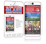 HTC Desire Eye Screen Protector - Tempered Glass - Package Includes Microfiber Cleaning Wipe, Installation Tips with Video - Retail Packaging - by TruShield