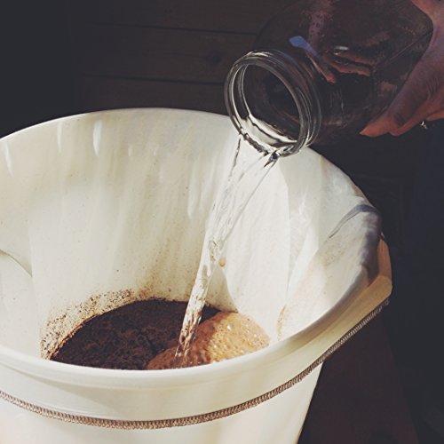 CoffeeSock Commercial 5 gallon - GOTS Certified Organic Cotton Reusable Coffee Filters (2/pk)