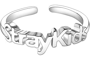 XTOUT@FVJ Stray Kids Rings 18K Gold Plated Kpop StrayKids Merchandise Jewelry for Skz Fans gifts