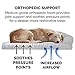 Furhaven Pet Dog Bed | Orthopedic Quilted Traditional Sofa-Style Living Room Couch Pet Bed w/ Removable Cover for Dogs & Cats, Silver Gray, Jumbothumb 4