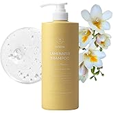 laferme Laminaria Shampoo with Organic Ingredient, Korean Clarifying Shampoo, Hydrating for Dry Hair, Strengthening for Weak Hair, Sulfate & Paraben-Free, for Women & Men, 33.8 FL OZ, Pear & Freesia