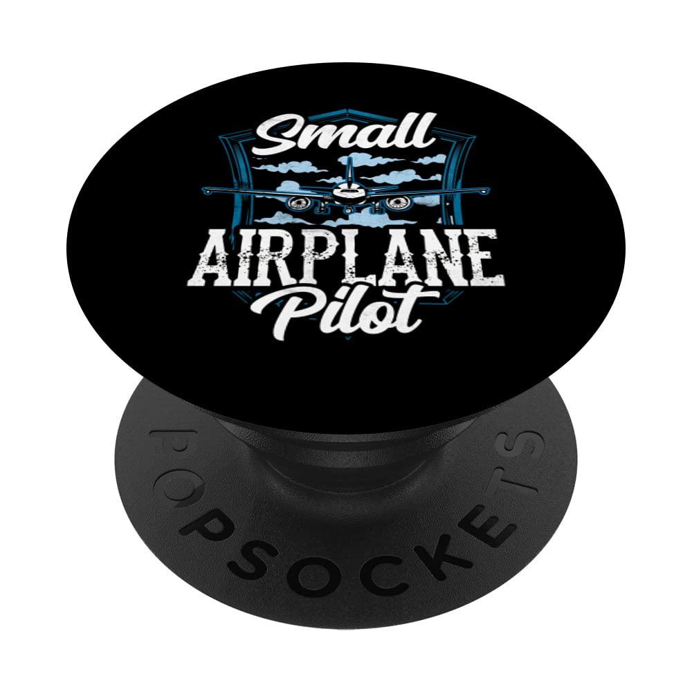 Small Airplane Pilot Aircraft Private PopSockets Swappable PopGrip