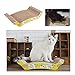 ideapro Cat Scratcher Cardboard Recyclable Corrugated Scratching Pad Scratch-Resistant Bed Sofa for Cat