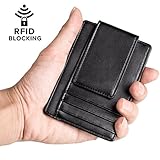 Money Clip Front Pocket Wallet Slim Minimalist Wallet RFID Blocking