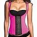 Ann Chery Women's 3 Hook Long Deportiva Latex Vest Body Shaper 2022 (PINK, M/34)