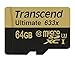 Transcend 64 GB MicroSDXC Class 10 UHS-I/U3 Memory Card with Adapter 95 Mb/s (TS64GUSDU3)