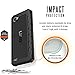 URBAN ARMOR GEAR UAG LG Q6/LG Q6+ [5.5-inch Screen] Outback Feather-Light Rugged [Black] Military Drop Tested Phone Case