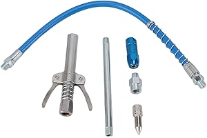 Grease Coupler Kit, High Pressure Locking Clamp Structure with Adapter, for Manual Pneumatic Electric Oiling Extended Butter 