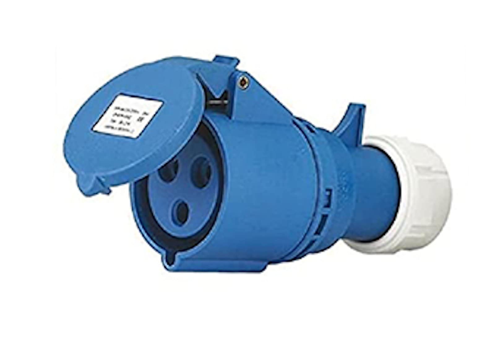 Mobile Socket Straight Industry EEC 16A-6h 2P+T 220-250V IP44