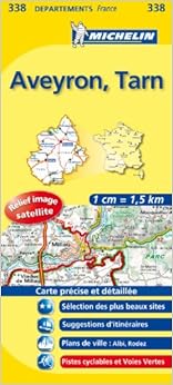Book's Cover of Carte DPARTEMENTS Aveyron, Tarn (Français) Carte – 12 mars 2008