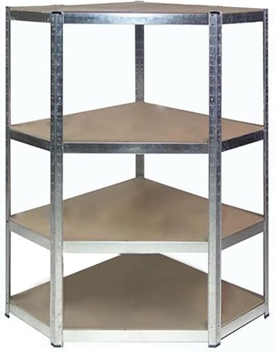 TMZ Heavy Duty Galvanised Steel Shelving 175kg/shelf 4 Levels 150cm H x 70cm W