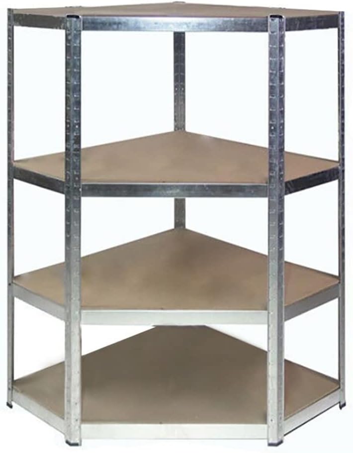TMZ Heavy Duty Galvanised Steel Shelving 175kg/shelf 4 Levels 150cm H x 70cm W