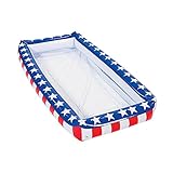 Fun Express - Patriotic Inflate Buffet for Fourth of July - Toys - Inflates - Inflatable Coolers - Fourth of July - 1 Piece