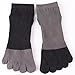 Toe Socks Five Finger Socks Mini Crew Athletic Running Socks for Men [5-Pack]