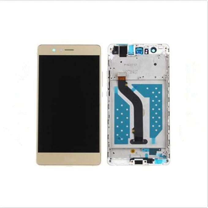 for huawei Huawei P9 Lite Display im Komplettset LCD Ersatz Für Touchscreen Glas Reparatur (Gold + Rahmen)