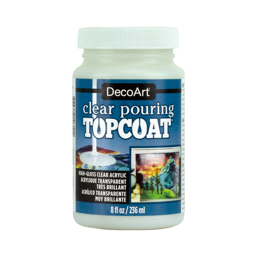 Clear DS134-64CLEAR TOP Coat 8OZ, One Size