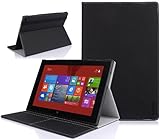 SUPCASE Nokia Lumia 2520 10.1 Tablet Case - Premium Slim Hard Shell Leather Case Cover RX-113/114/114v (Black), 3 Year Manufacturer Warranty