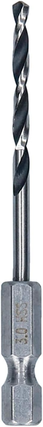 Bosch PointTeQ Hex Drill Bit 3.0 mm 72 mm 1/4 inch Hex Shank for Metal view 2