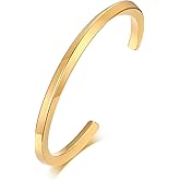 VNOX Bracelet for Men Women | Mens Stainless Steel Cuff Bracelet Bangle Twist Mobius Endless Love Bracelet | Christmas Birthday Gift for Men Women