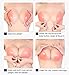 ASIMOON Strapless Bra,Adhesive Invisible Silicone Backless Reusable Bras For Women (B Cup)
