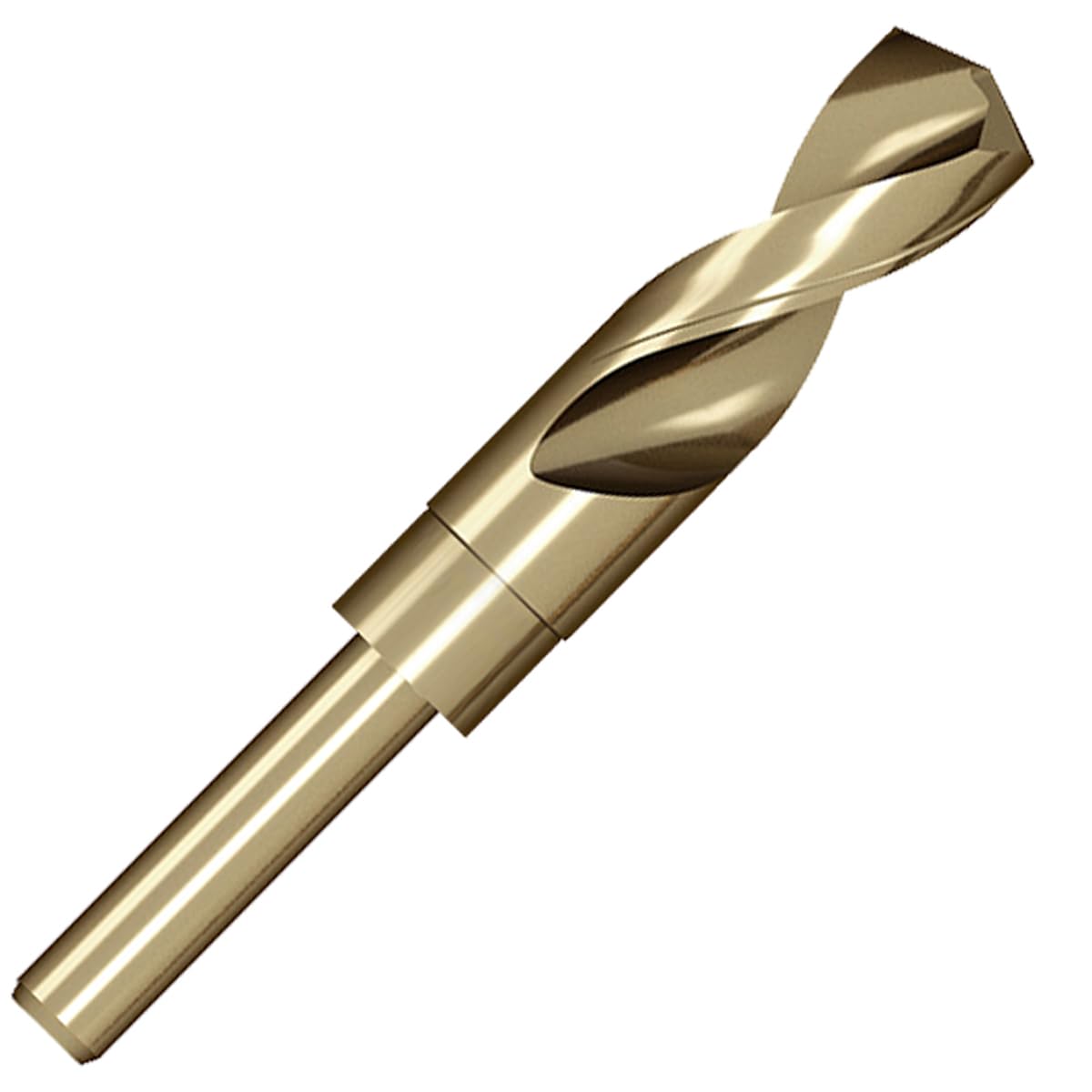 Meccion HSS Cobalt Drill Bit 22mm Reduced Shank Twist Drill Bit for Metal, Stainless Steel, Aluminium, Wood, Plastic, Non-Ferrous Etc. — image 1