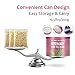 【Rosemary Essential Oil】Yeelen Wax Warmer Hair Removal Waxing Kit with 10.58oz Essential Oil Hard Wax Beans, 10 Wax Applicator Spatulas and 5 Wax Collars for Body, Face, Legs, Bikini Area