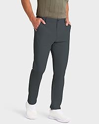 SNOWTEN Mens Golf Pants Classic Fit Stretch Work
