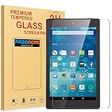 All-New Fire HD 8 Screen protector, Pasonomi [9H Hardness] [Crystal Clear] [Scratch-Resistant] Premium Tempered Glass Screen Protector Film for Fire HD 8 Tablet 2017/2016/2015 Released (Clear01)