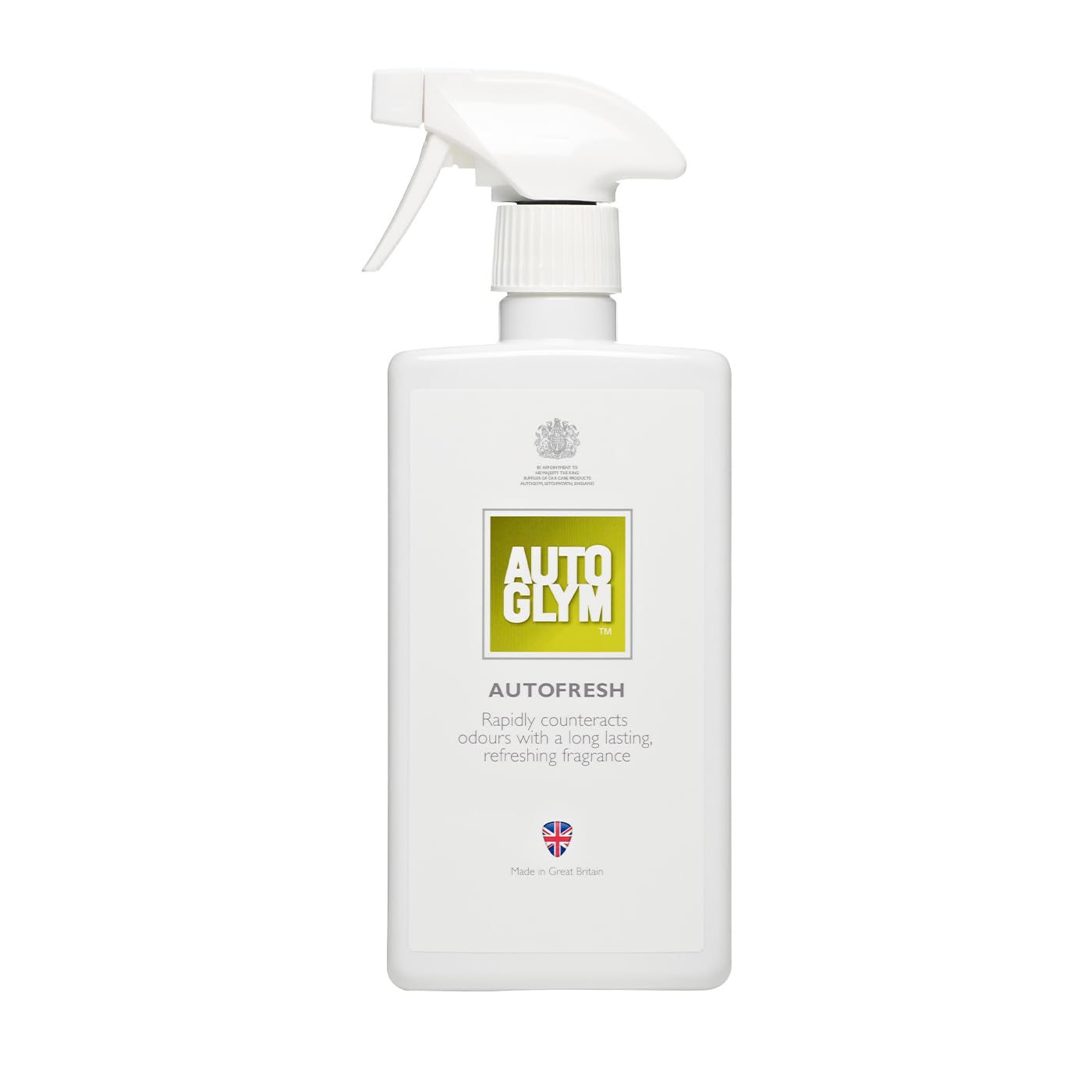 Autoglym Autofresh, 500ml - Citrus Scented Car Freshener Spray For Long Lasting Freshness On Car Carpets, Trim or Fabrics