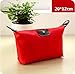 Creativelife Fashion Woman Cosmetic Bags Large Volume Waterproof Makeup Bag (Red)