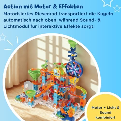 80-542349 Marble Rush Ultimate Set Electronic XL100E, Circuito de canicas, Juguete de construcción niños +4 años, Versión ESP