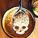 ELEFOCUS Stainless Steel Skull Sugar Spoon Tea and Coffee Stirring Spoon - Set of 6 - Silver
