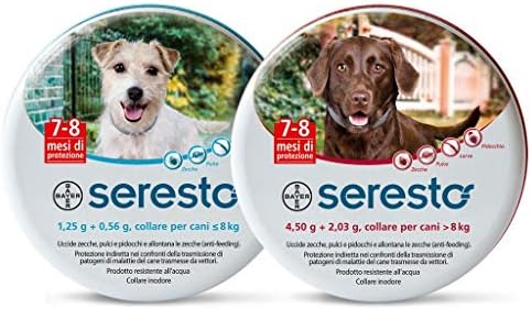 1pc Bayer 'SERESTO' Dog Collar <8 kg