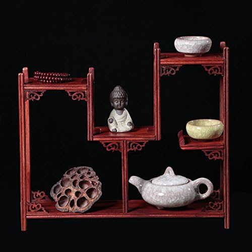 Famtasme Chinese antique display stand Red rosewood family decoration antique cabinet shelf shelf