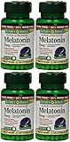 Nature's Bounty Melatonin 5mg, 360 Softgels (4 X 90 Count Bottles)