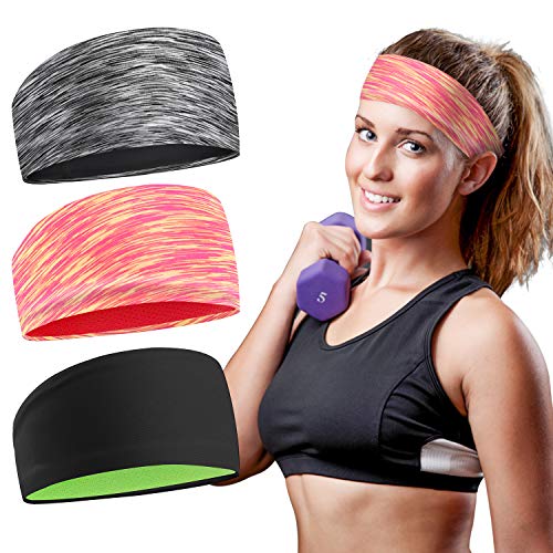 Workout Headbands for Women Non Slip – Sweat Wicking Hair Bands for Yoga Fitness Sports Running,Elastic,Fits All Head Sizes and Under Helmets Workout Headbands for Women Non Slip – Sweat Wicking Hair Bands for Yoga Fitness Sports Running,Elastic,Fits All Head Sizes and Under Helmets