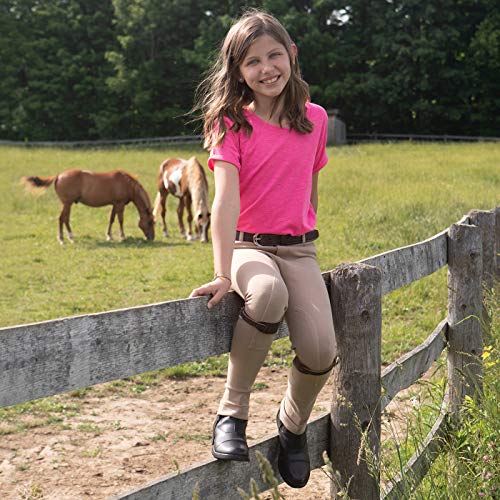 image for ELATION Jodhpurs Girls Riding Pants Red Label - Classic Duff Tan Breec