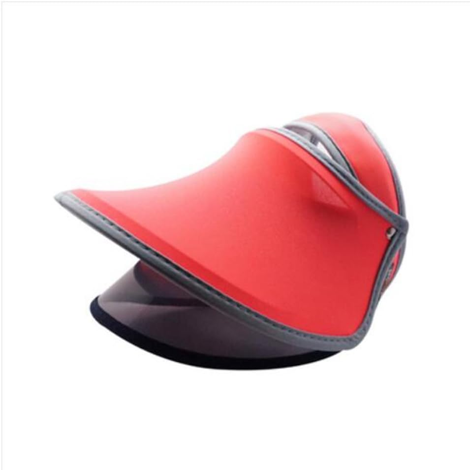 MBNJJFDJISED Summer hat sun hat, empty roof sun outdoor outdoor electric car female folding sun hat, travel UV wind