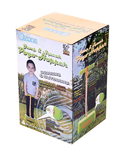 image for Flybar Ozone Jump & Squeak Pogo Hopper for Kids Fun and Safe Pogo Stic