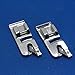 Tinksky Narrow Hem Presser Feet , 6mm + 4mm Snap-on Rolled Hem Narrrow Hem - 2pcs