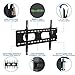 Mount-It Low-Profile Tilting TV Wall Mount Bracket for 32-60 inch LCD, LED, OLED, 4K or Plasma Flat Screen TVs - 175 lbs Capacity, 1.5 Inch Profile, Max VESA 600x400 (MI-318B), Black, 60