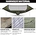 ETROL Upgraded 2 in 1 Large Camping Hammock with Mosquito Net, Pop-Up Lightweight Portable Hanging Hammocks with Tree Straps, Swing Sleeping Hammock with Net for Outdoor, Hiking, Backpacking, Travel