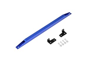 AJP Distributors JDM Rear Lower Subframe Tie Bar Strut Brace Aluminum Suspension Blue Compatible/Replacement For Integra DC2 Civic Del Sol EG6 1992 1993 1994 1995 1996 1997 1998 1999 2000 2001