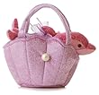 plush pink dolphin purse