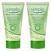 Simple Kind to Skin Facial Scrub, Smoothing, 5 Fl Oz (Pack of 2)